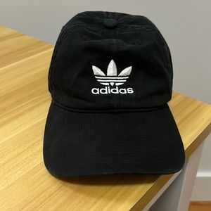 Adidas black womens baseball cap